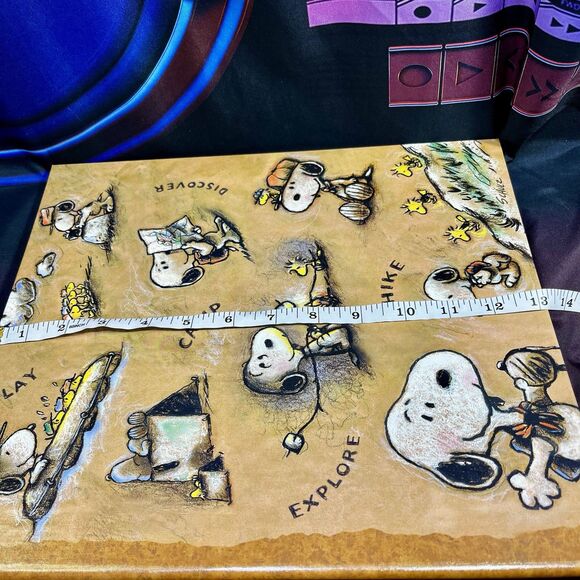 NEW Vtg. Hallmark Snoopy Peanuts Camp Hike Explore Photo Scrapbook Album - Picture 11 of 12